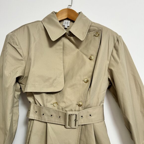 Helsa Women's Natural The Short Trench Jumpsuit - Picture 6 of 14